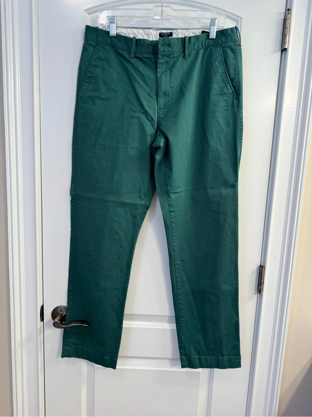 J. Crew Deep Green Chino Pants